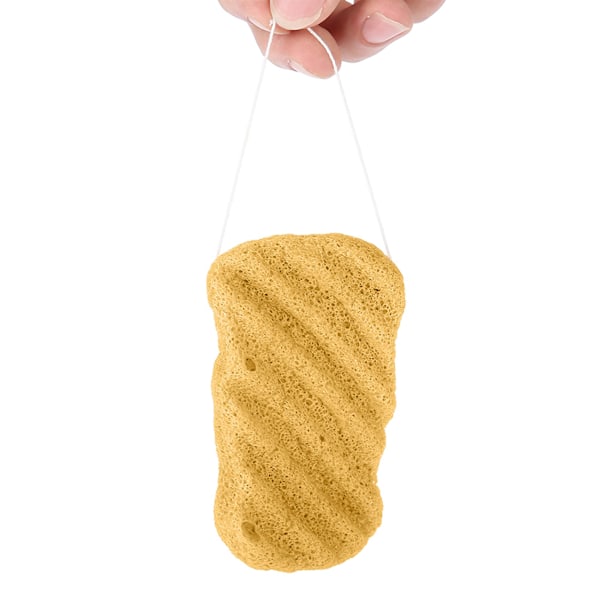 Langbølgetype Stor Størrelse Kropp Konjac Vask Ansikt Flutter Naturlig Ansikts Kroppspleie Svamp Tørr 05#