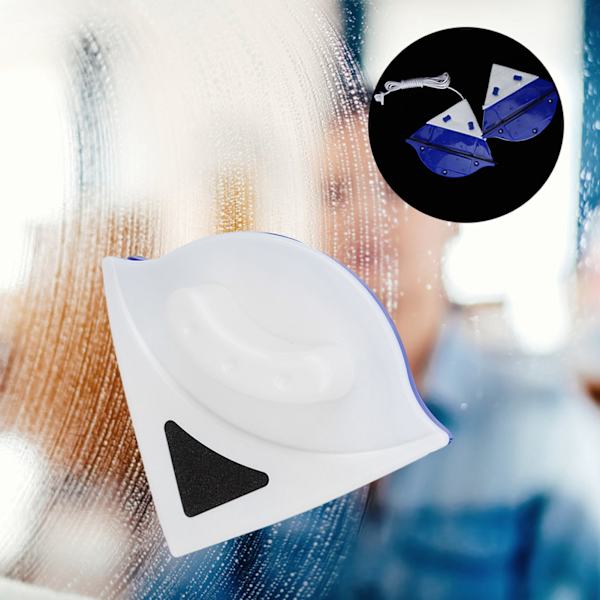 Magnetisk fönsterputsare för hemfönster, dubbelsidig borste, rengöringsverktyg