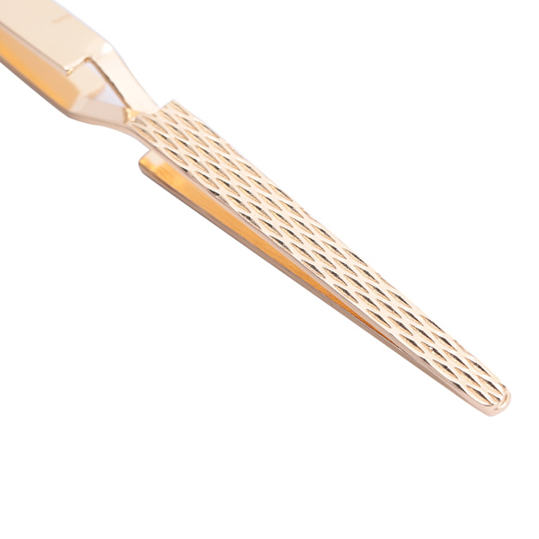 Nagelformning Nagellimborttagning Klämma Rostfritt Stål Klämma Nagelkonst Verktyg (Guld)