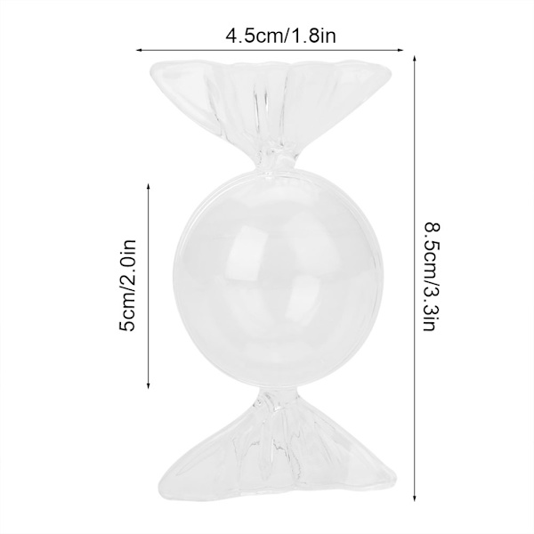 12 st godis sockerformad transparent plastask presentask bröllopsgåvor brudgåva