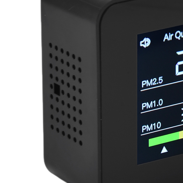 8 i 1 luftkvalitetsmonitor med tyngdekraftsensor kuldioxiddetektor CO2 HCHO TVOC PM2.5 temperaturfugtighedstester