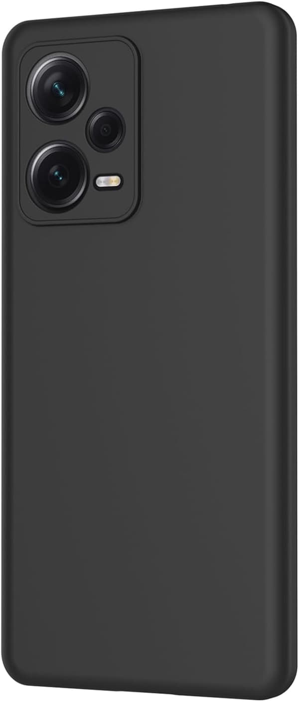 Kompatibel med Xiaomi Redmi Note 12 Pro Plus 5G Pro Plus etui sort silikonecover til Redmi Note 12 Pro Plus sort etui