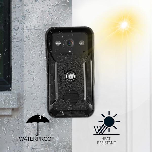 7 tommer 2 Kameraer 1080P Video Intercom Trådløs Wifi Dørtelefon Nattesyn Kamera 100-240VUS