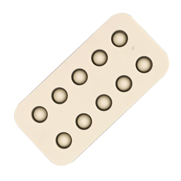 Silikoneform til dronningcellekopper, 2 rækker, 96x48x14mm