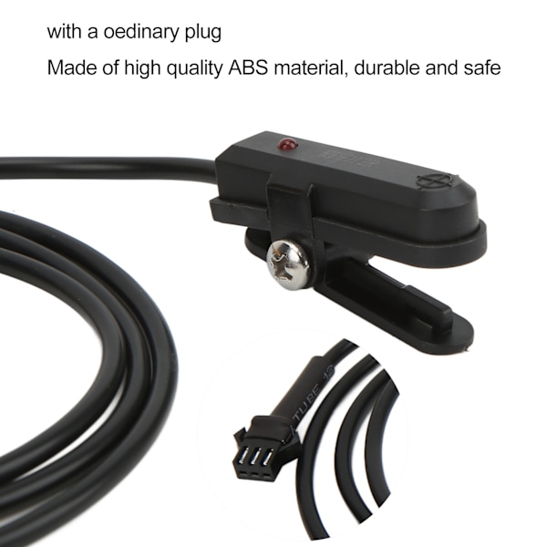 KTD12R 12 magneter elektrisk cykel strøm pedal assist sensor med almindelig stik til elektrisk cykel konvertering