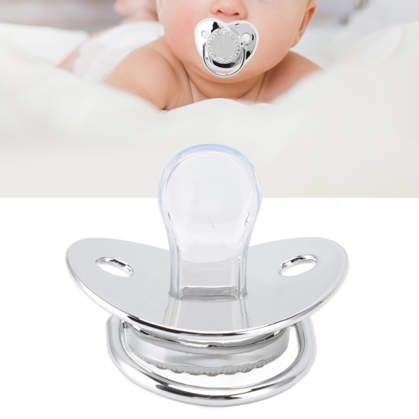 Baby Snygg Giftig gratis DIY-fotodekoration Spädbarn Bling set för nyfödd Silver M