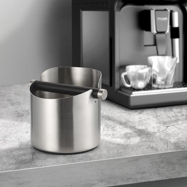Kaffeknockbox Espressokaffebehållare för sump med flyttbar gummiknackstång