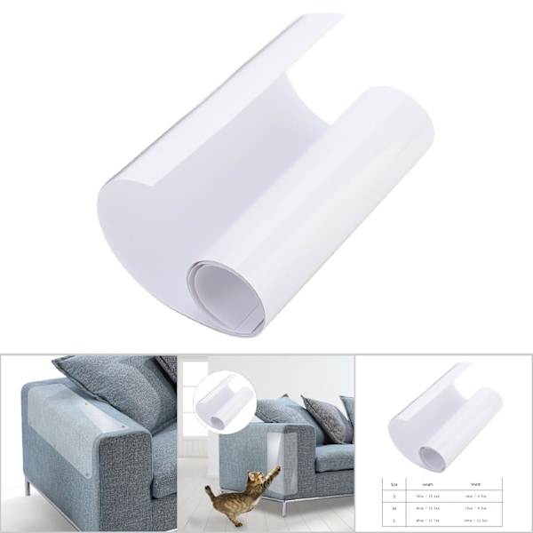 2 st soffa skyddande katt anti-scratch klistermärke skydd möbler scratch guard matta(S)