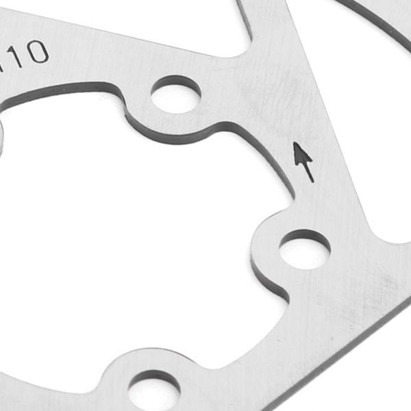 Skivebremse 5 huller 110mm hjul bakre skivebremse med bremsekloss for M365 elektrisk scooter