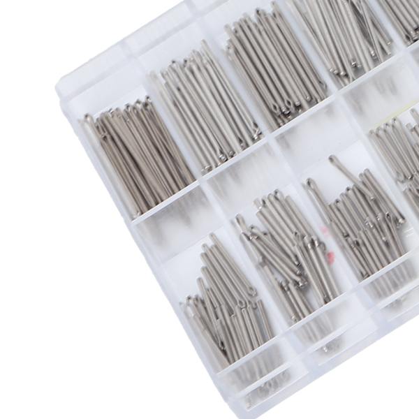 Ur Split Pins Legering Watch Band Link Cotter Pins Spring Bars Værktøjer i 18 Forskellige Størrelser