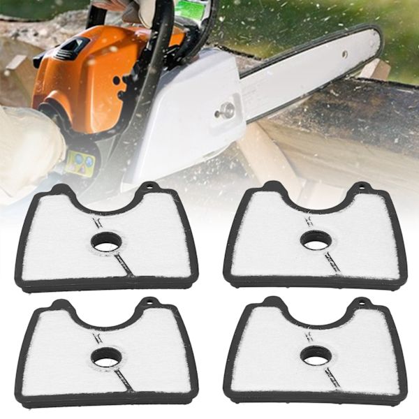 4 stk. luftfilter i plast, slitesterk, til Husqvarna 125B 125BVX 125BX