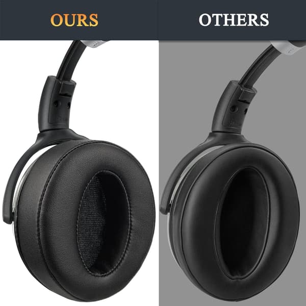 Ørepuder Erstatning til Sennheiser HD4.50BT HD4.50BTNC HD4.40 BT Hovedtelefoner Sort
