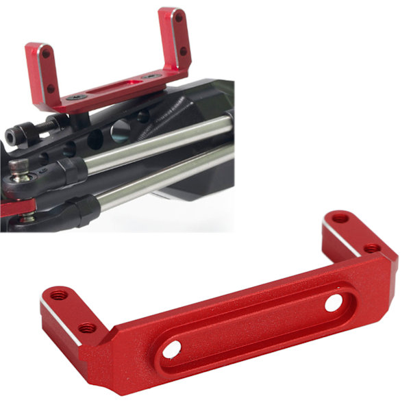 RC-bil Servo Mount Aluminiumlegering Servo Mount for Capra UTB10 1/10 RC Crawler Oppgraderinger Tilbehør Rød
