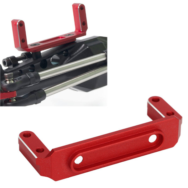 RC-bilservofäste i aluminiumlegering, servofäste för Capra UTB10 1/10 RC Crawler-uppgraderingar, tillbehör, röd