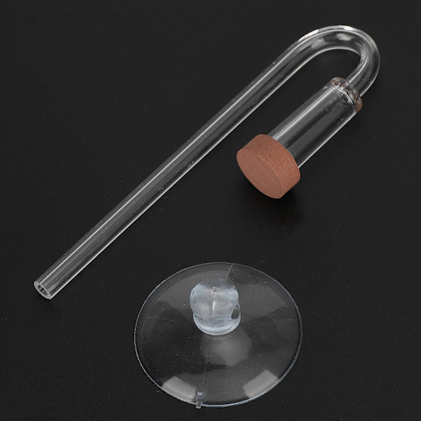 CN05-02 Akvarium Transparent Akryl CO2-forfiner Mini Diffuser Akvarietilbehør