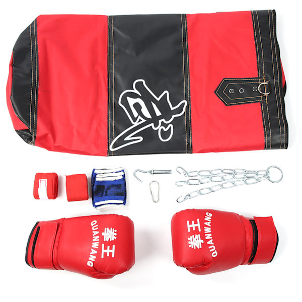 Børneboksning Tung Boksesæk Træning Tom Sæk Fitness Sandbag Øvelser Træning Power Bag