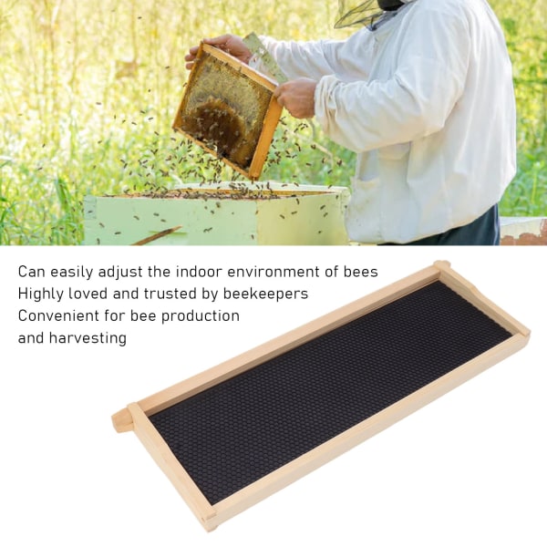 10 set Bikupa ramar Foundations Kit Honey Bee Ramar med bivax belagda livsmedelsklassade foundation lakan Biodlingstillbehör
