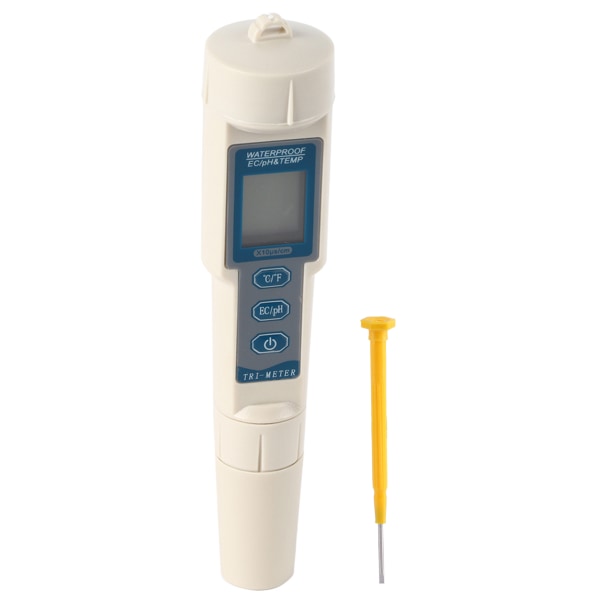 Hög precision bärbar 3 i 1 penna typ digital PH/EC/TEMP mätare vattenkvalitetsmonitor testare