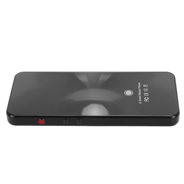 MP4-soitin, kannettava, 5,0 tuuman HD-kosketusnäyttö, Bluetooth, WiFi-musiikkisoitin urheiluun ja juoksuun, musta