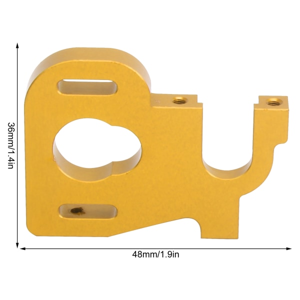 Säädettävä moottorin kiinnike istuimen pidike alumiiniseos lisävaruste Wltoys 1/14 144001 RC-autolle Kulta
