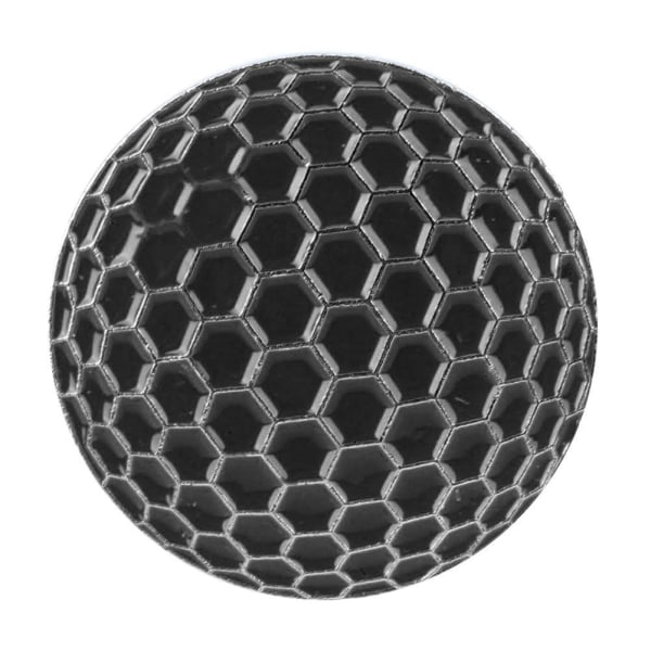 Slitstarkt magnetiskt golfbollsmärke i metall utomhus med hattklämma Golfertillbehör (svart bollväska)