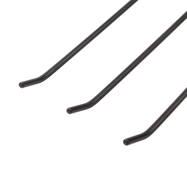 30 stk panelkroker svart slatwall-henger tykkere enkel installasjon antirust displayplugger for detaljhandel garasje