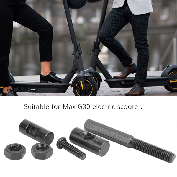 Elektrisk scooteraksel i karbonstål Låseskruesett Sammenleggbar trekkstangskrue for MAX G30