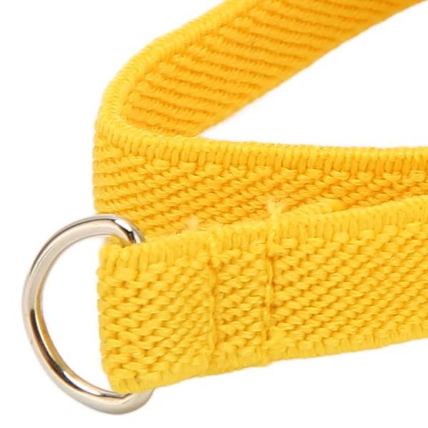 Fågel Sele Flygande Guide Koppel Flyg Elastisk Träning Dragrep för Papegoja S 32cm / 12.6in Gul