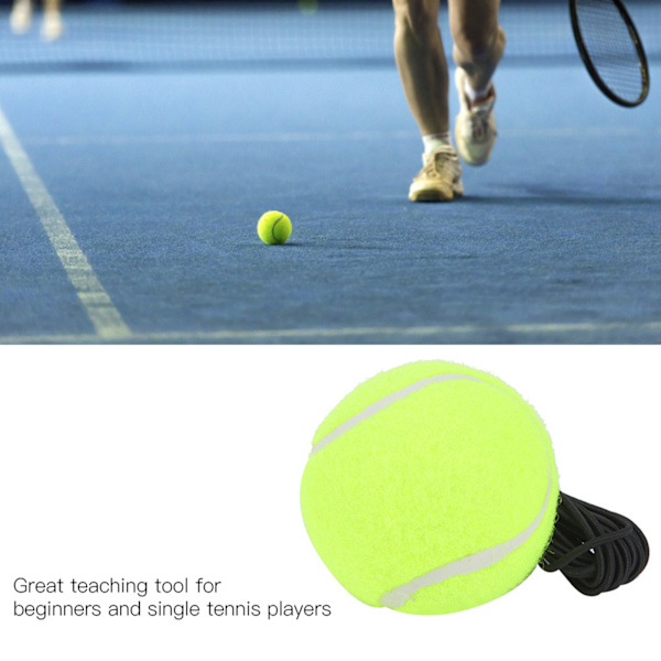 Tennispallo Tennis Aloittelijoiden Harjoituspallo 4M Joustavalla Kumiköydellä Yksittäiseen Harjoitteluun