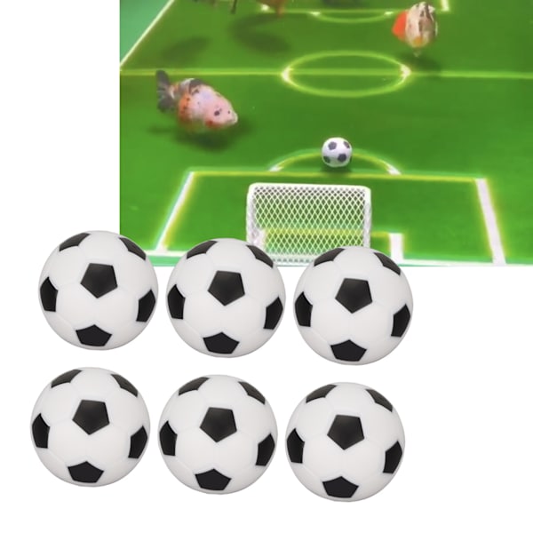 10 stk. Mini fodbold akvarie dekoration livagtig form flydende fiske tank fodbold dekoration til akvarium fiske tank S