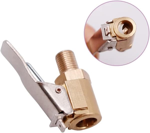 Mässing Däckpump Luftchuck Adapter Anslut Läckagefria Däckchuckar för Cykel Motorcykel Bil