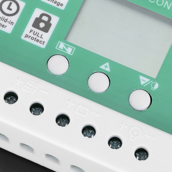 20A 12V 24V LCD-display Solladdningsregulator PWM Automatisk Fokusering Spårning Laddning