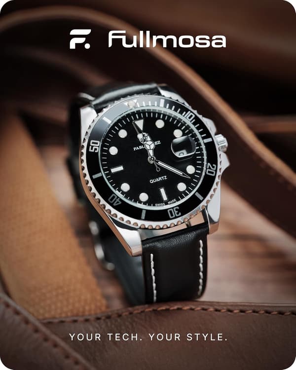 Urrem Ægte Læder Urremme med Rustfrit Metalspænde Quick Release Udskiftningsremme 22mm Sort