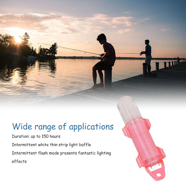 Undervanns lokke lampe fisk tiltrekkende indikator LED fiske agn lys for fiskeverktøy rødt lys