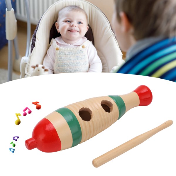 Wooden Fish Drum Sticks Percussion Toy Instrument Percussion Toys for Children Gifts