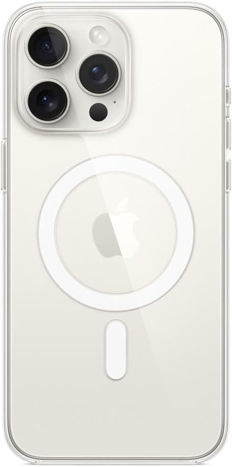 Apple iPhone 15 Pro Max -läpinäkyvä MagSafe-kuori
