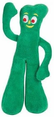 Plyschfylld hundleksak grön 9 tum, 1-pack