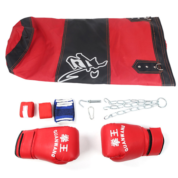 Børneboksning Tung Boksesæk Træning Tom Sæk Fitness Sandbag Øvelser Træning Power Bag