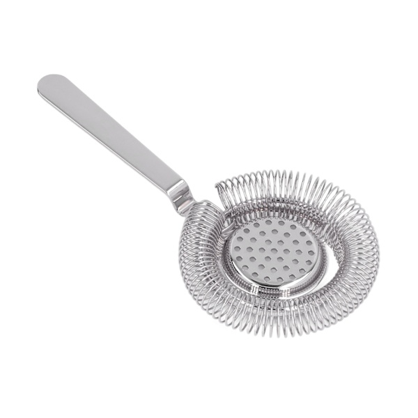 Bar Strainer Fin Silning Professionel Rustfrit Stål Cocktail Strainer til Bartending Restaurant Fest Sølv