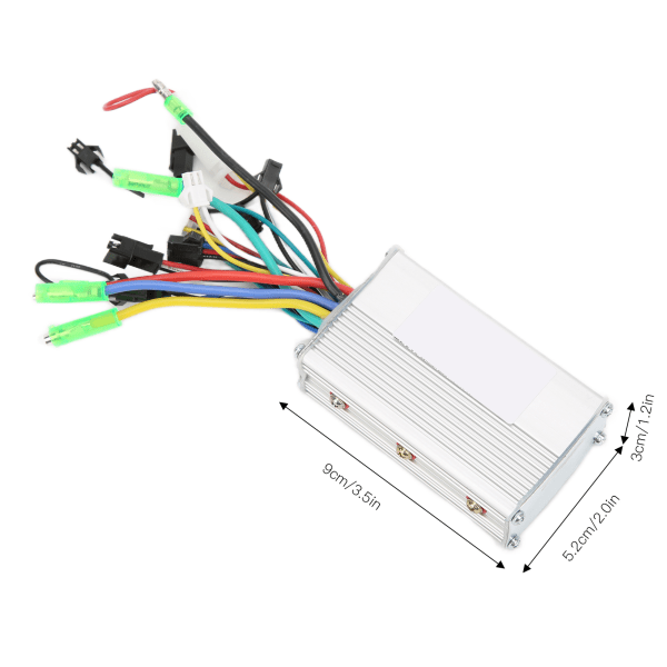 24V/36V 350W Børsteløs Motorkontroller Dual Mode Hastighetsregulator for Elektrisk Sykkel