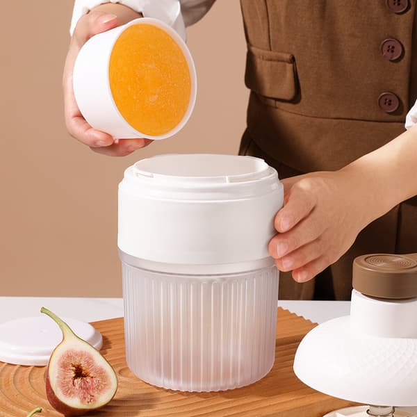 Bärbar Slushy Maker Manuell Slushmaskin Elektrisk Drift för Hemresor Utomhus