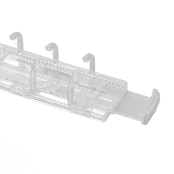 10 stk. Bindekamme ABS 6 Huller Binderinge til Lærer Studerende Dokument Notebook Fremstilling Transparent