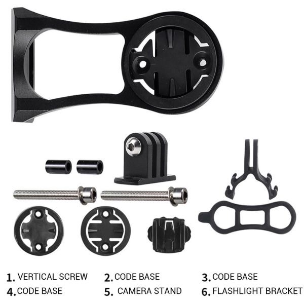 Computer Mount Holder til Garmin til Bryton Stoppur Speedmeter MTB Landevejscykel Stoppur