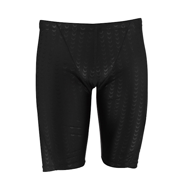 Keep Diving Herr Badbyxor Tävlingsbadbyxor Badshorts för Simning (Svart Linje, L)