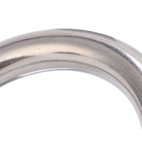 Hitsattu O-rengas Ruostumaton teräs Hitsattu pyöreä rengas Navigointiin Sukellusverkot ja Laukut 10x50mm