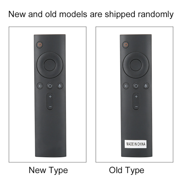 Holdbar ABS-skal Bluetooth-stemmefjernbetjening erstatning passer til Xiaomi Mi BOX 3