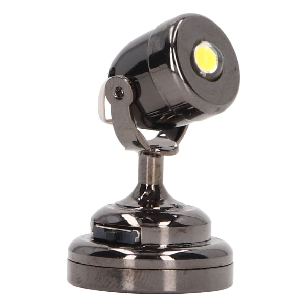 Dockhus Laserljus LED Miniatyr Laserljus med Basomkopplare för 1:12 Dockhus Blank Svart
