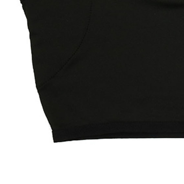 Underarm Sweat Vest Kortærmet Svedabsorption Pullover Design Vaskbar Armhule Sweat Vest til Kvinde Piger Sort L