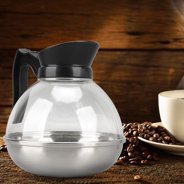Kaffe Vattenkokare Rostfritt Stål 1700ml Värmebeständig Hushållstekanna för Induktionskokare