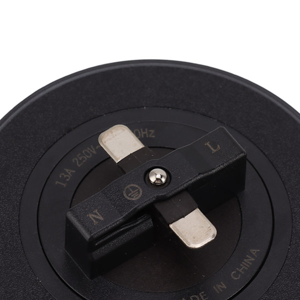 Elektrisk stikkontakt spor stikkontakt svart horisontal flyttbar elektrisk veggforlengelse stikkontakter adapter for husholdning